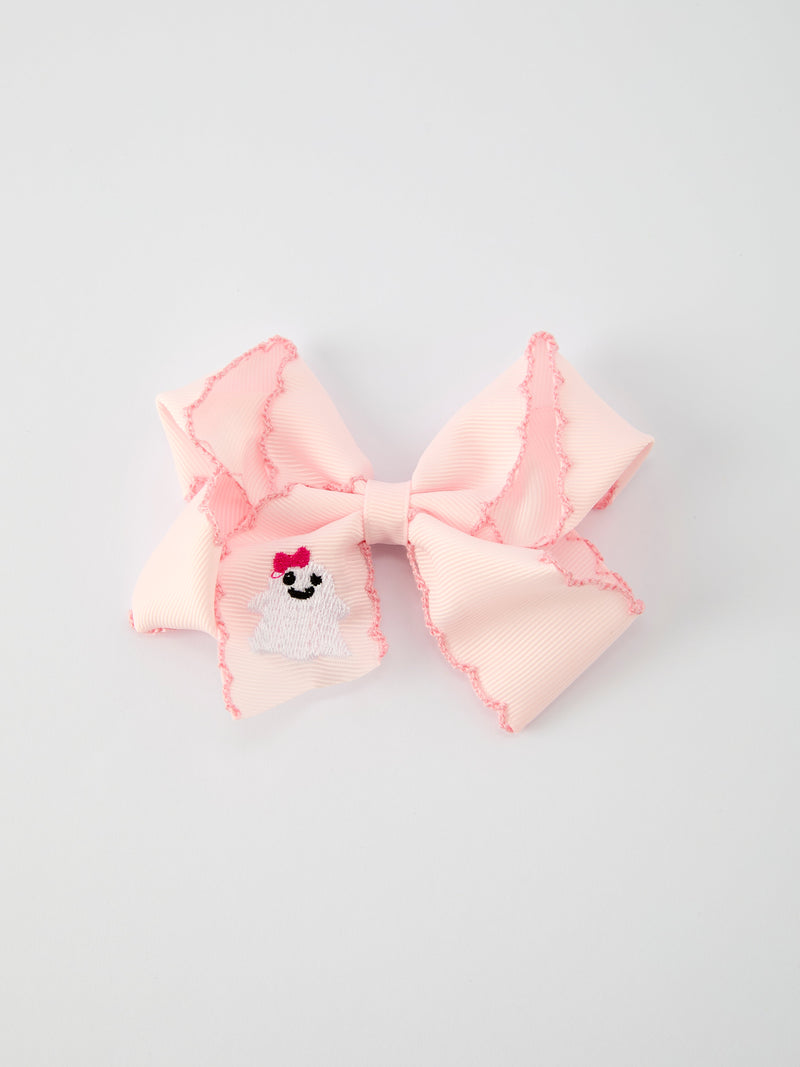 Halloween Ghost Bow Hairpin 3.9 Inch - 5