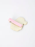 Christmas Pink Santa Girls 2-inch Hair Clip– Pink Girls' Hair Accessory - 4