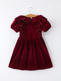 Autumn Velvet Girls Dress-Multiple colors available - 8