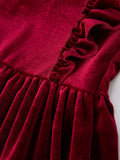 Autumn Velvet Girls Dress-Multiple colors available - 10