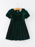 Autumn Velvet Girls Dress-Multiple colors available - 2