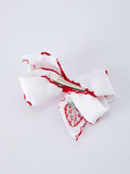 Strawberry Embroidered Girls Hairpin 4 Inches - 6