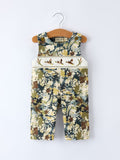 Camo Duck Smocking Embroidery Baby Boy Romper - 1