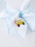 Back-to-school Truck Applique Girls Hairpin 4 Inches/6.25 inches - 3