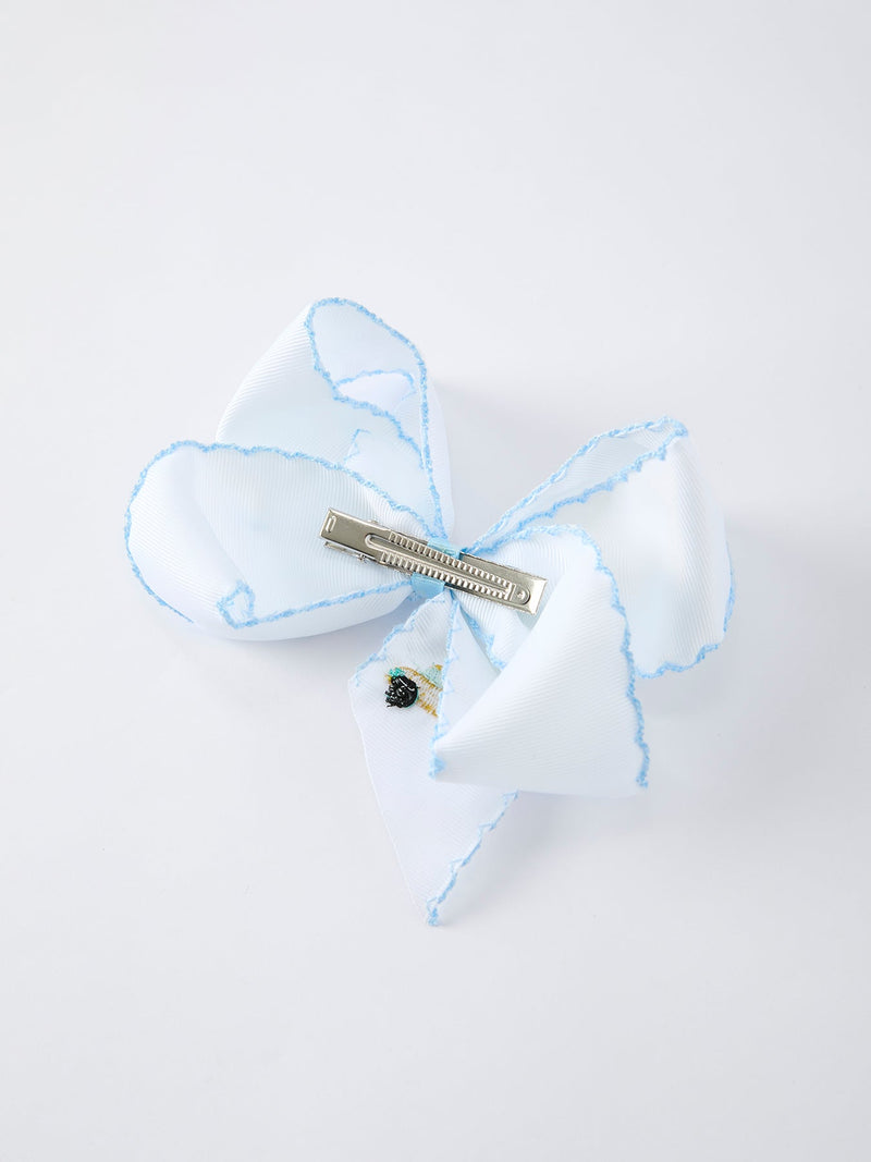 Back-to-school Truck Applique Girls Hairpin 4 Inches/6.25 inches - 4