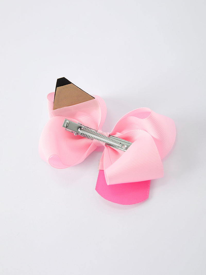 Back-to-school Pencil Bow Girls Hair Clips 3.5 inches - 10