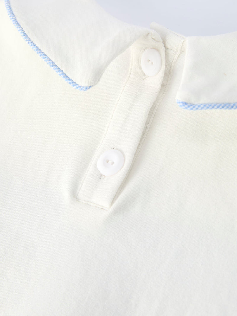 Blue Smocked Church Christ Bishop Christening Toddler Boys'Set - 9