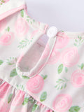 Petal Peter Pan Collar Christ Bishop Christening Baby Girls Bloomer Set - 5