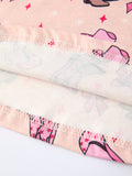 Western Print Girl Short Sleeve Dress - 5