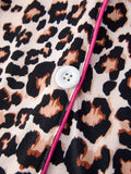 Mommy & Me Leopard Print Ruffle Pajama Set - 10