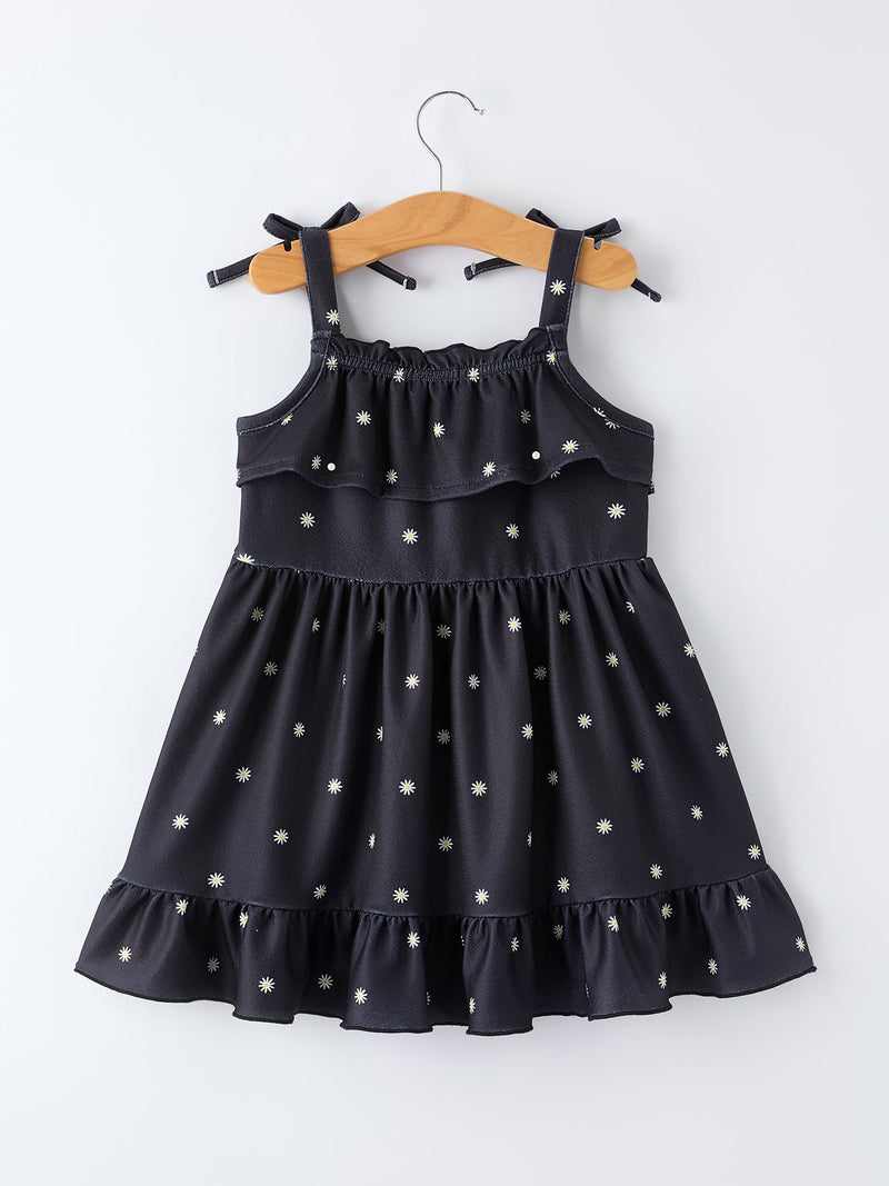 Summer Daisy Girls Bow Dress - 2