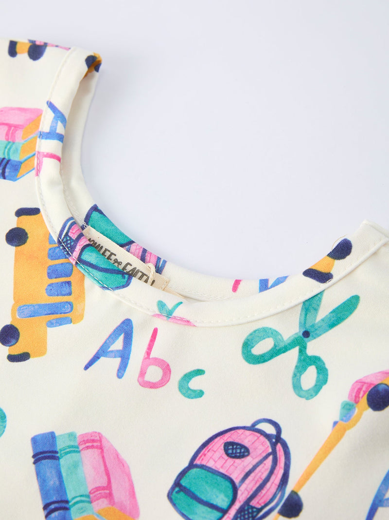 Girl Back To School Twirl Dress - 3