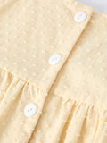 Farm Girl Chicken Smocked Bow Ruffle Dress - 5
