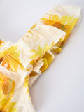 Sunflower Ruffle Cotton Dress - 8