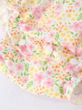 Floral Smocked Baby Girl Romper - 9