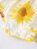 Sunflower Girls Smocked Ruffle Romper - 8