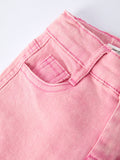 Pink Bow Girls Denim Pants - 3