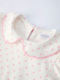Girls Back to School Soft Pencil Bow Dress - 3