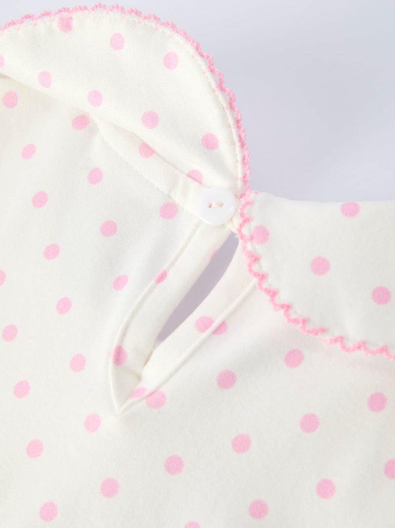 Girls Back to School Soft Pencil Bow Dress - 4