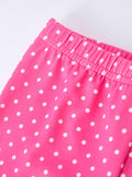 Back To School Girls' Pencil Applique Striped Set - 5