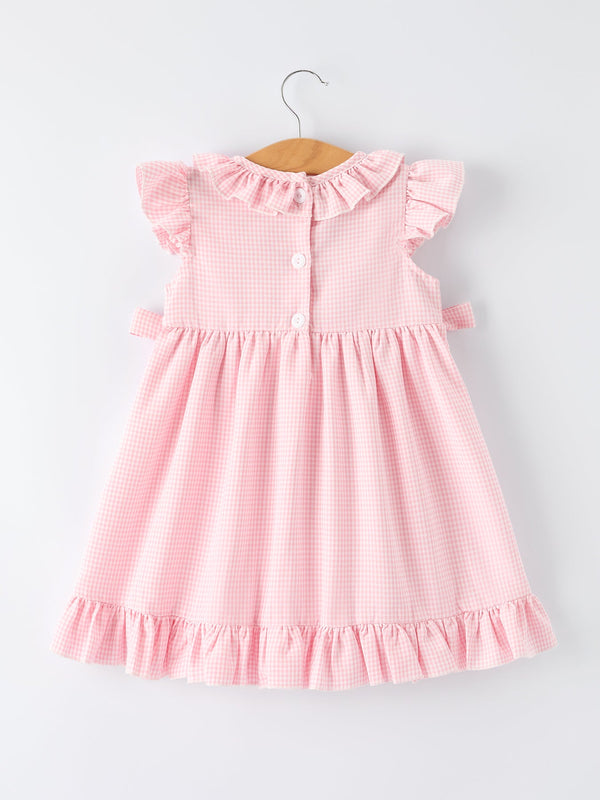 Girls Back to School Pencil Plaid Dress