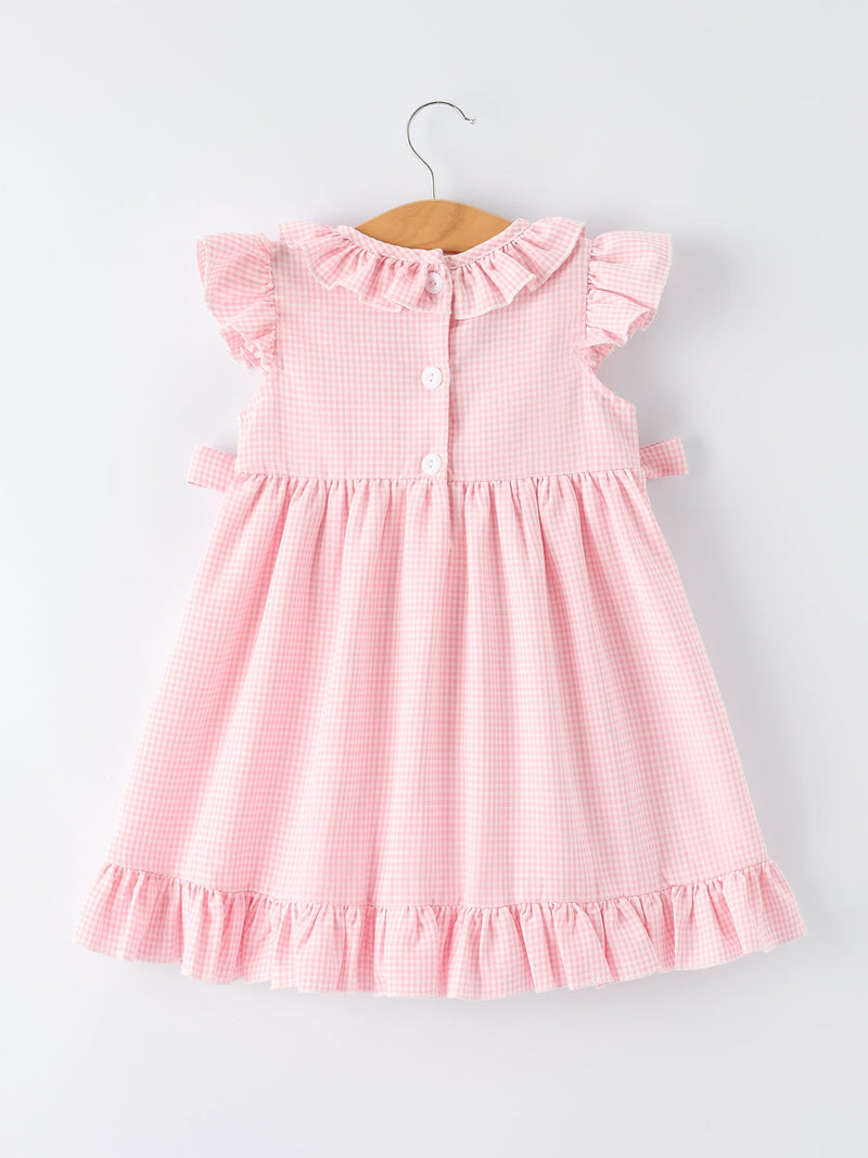 Girls Back to School Pencil Plaid Dress - 2