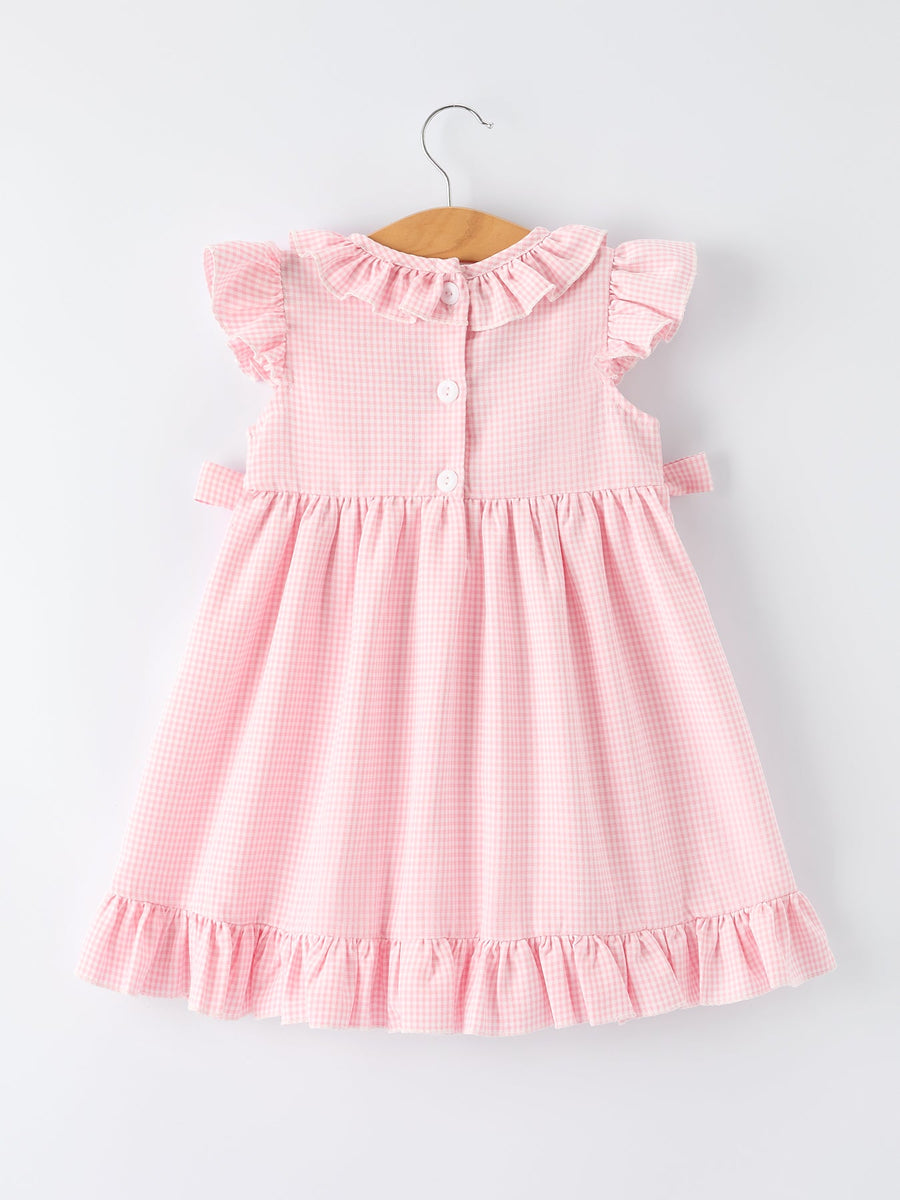 Girls Back to School Pencil Plaid Dress