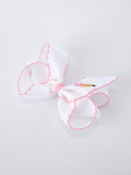 Back to School Yellow Pencil Bow Hair Clip 6.25 Inch - 4