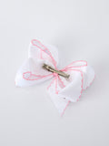 Back to School Yellow Pencil Bow Hair Clip 6.25 Inch - 5