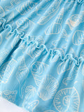 Spring Ocean  Girls Strap Dress - 3