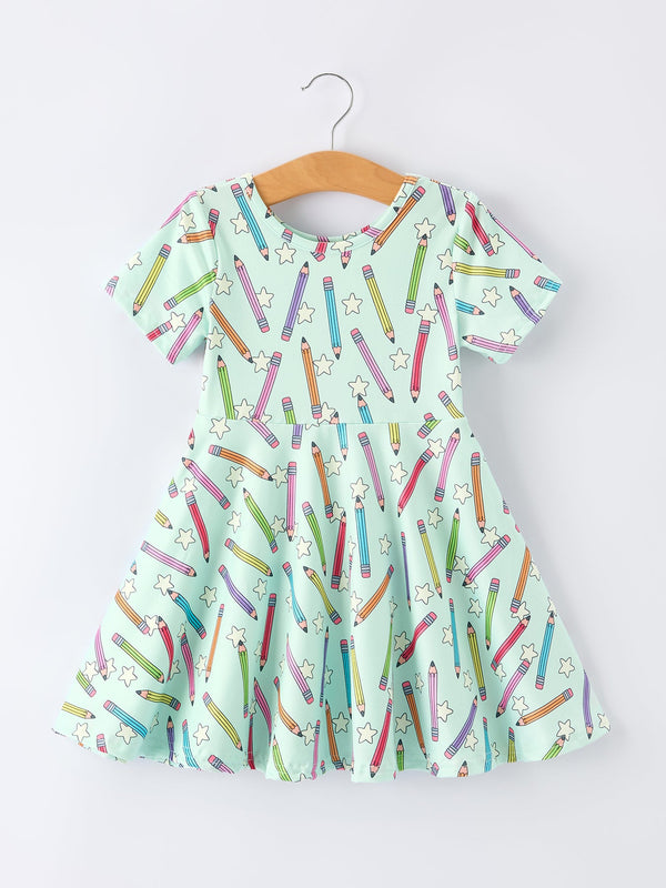 Back to School Girls Dress Bundle | 2 Boutique School Print Dresses