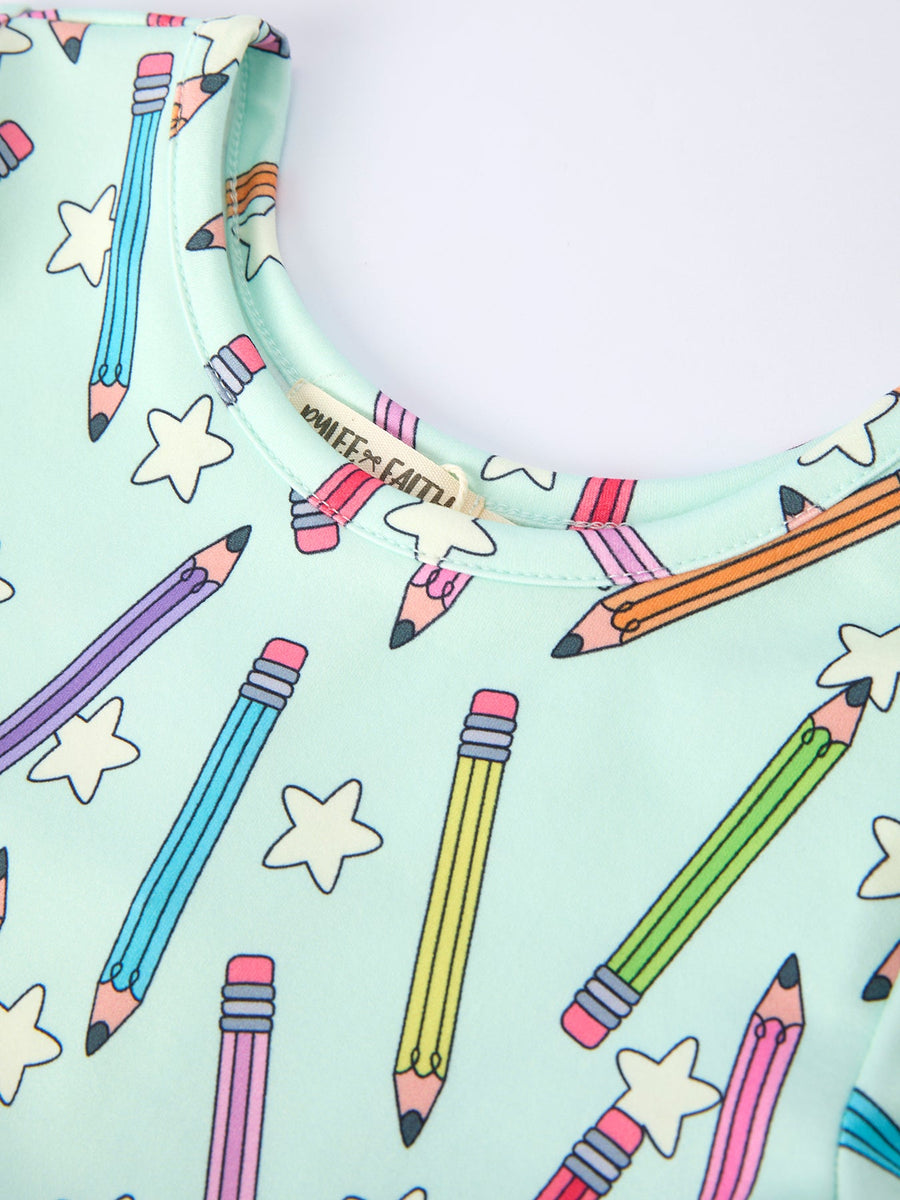 Back to School Girls Dress Bundle | 2 Boutique School Print Dresses