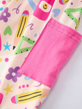 Back to School Girls Dress Bundle | 2 Boutique School Print Dresses - 4