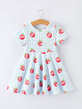 Girls Apple Print Everyday Dress Bundle – Set of 2 - 2