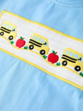 Back To School School Bus Boys Set Plaid Shorts - 4