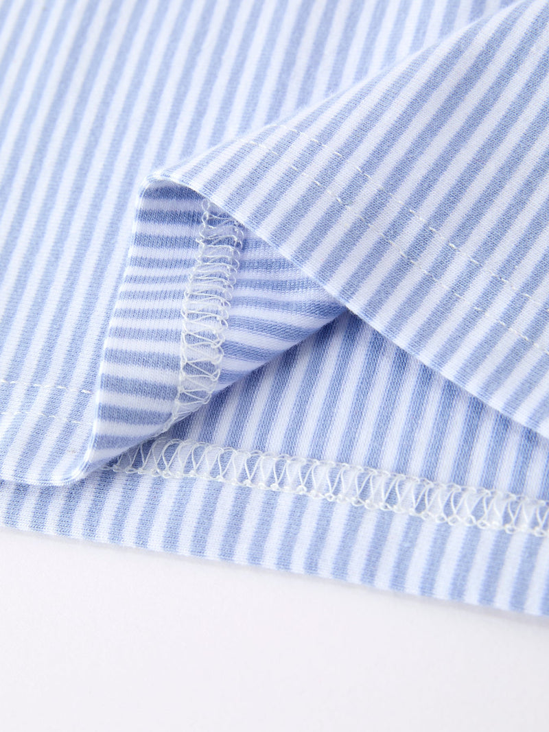 Boys Back To School Apple Polo Short Set - 4