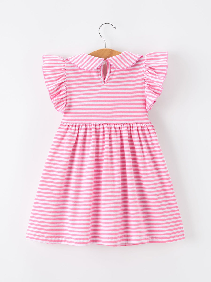Girls Back to School Bow Pencil Twirl Dress