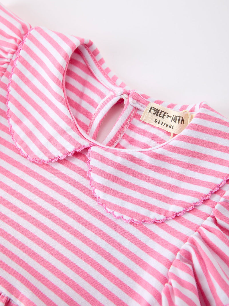 Girls Back to School Bow Pencil Twirl Dress - 8
