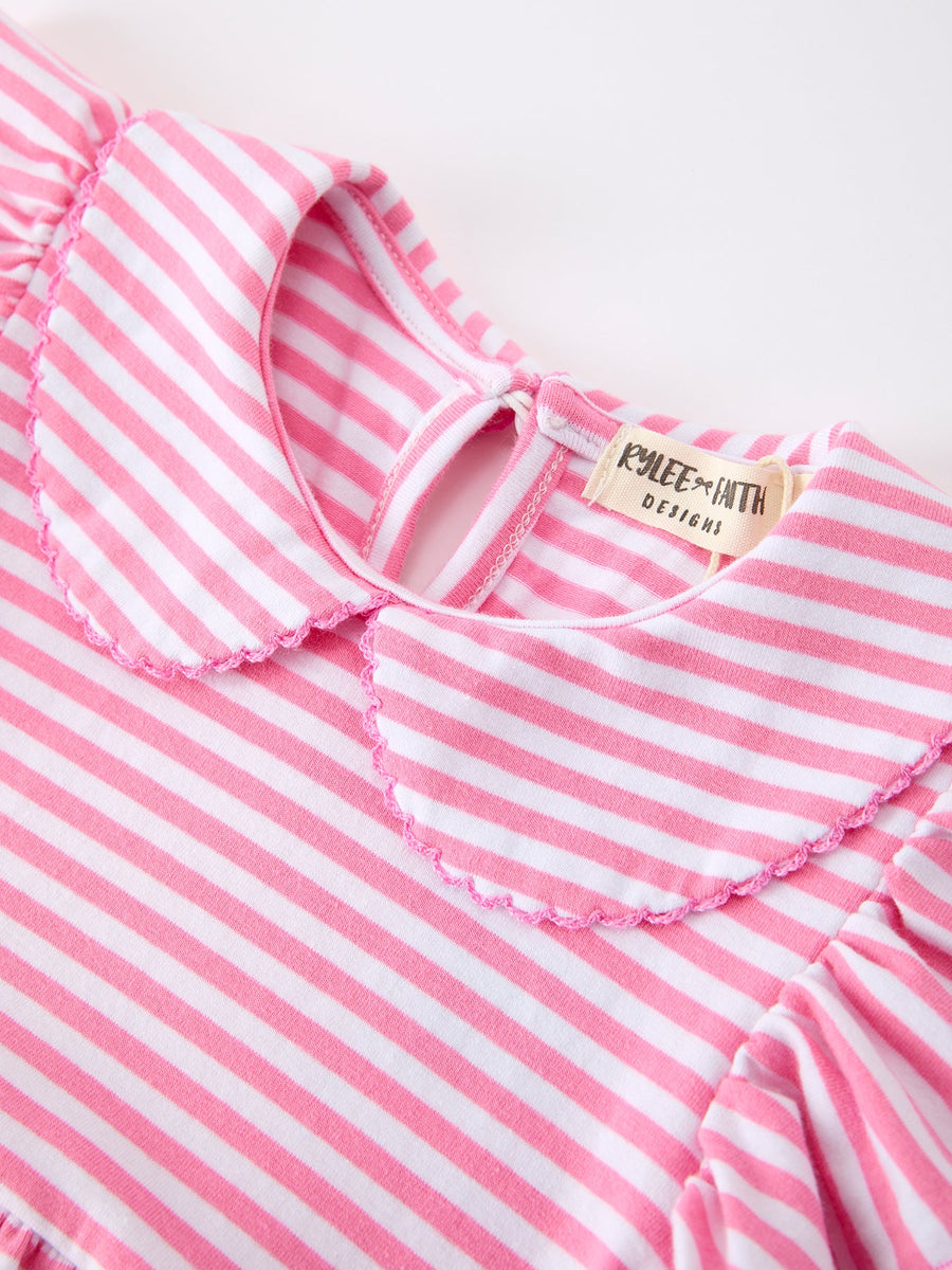 Girls Back to School Bow Pencil Twirl Dress