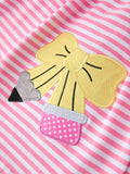 Girls Back to School Bow Pencil Twirl Dress - 9