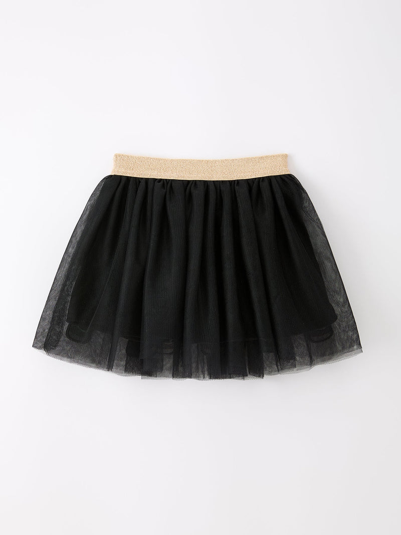 Back To School Crayon Girls Skirt Tulle Applique Skirt - 2