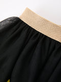 Back To School Crayon Girls Skirt Tulle Applique Skirt - 3