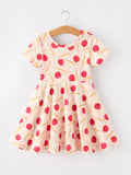 Girls Back To School Apple Pencil Twirl Dress - 1