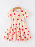 Girls Back To School Apple Pencil Twirl Dress - 2