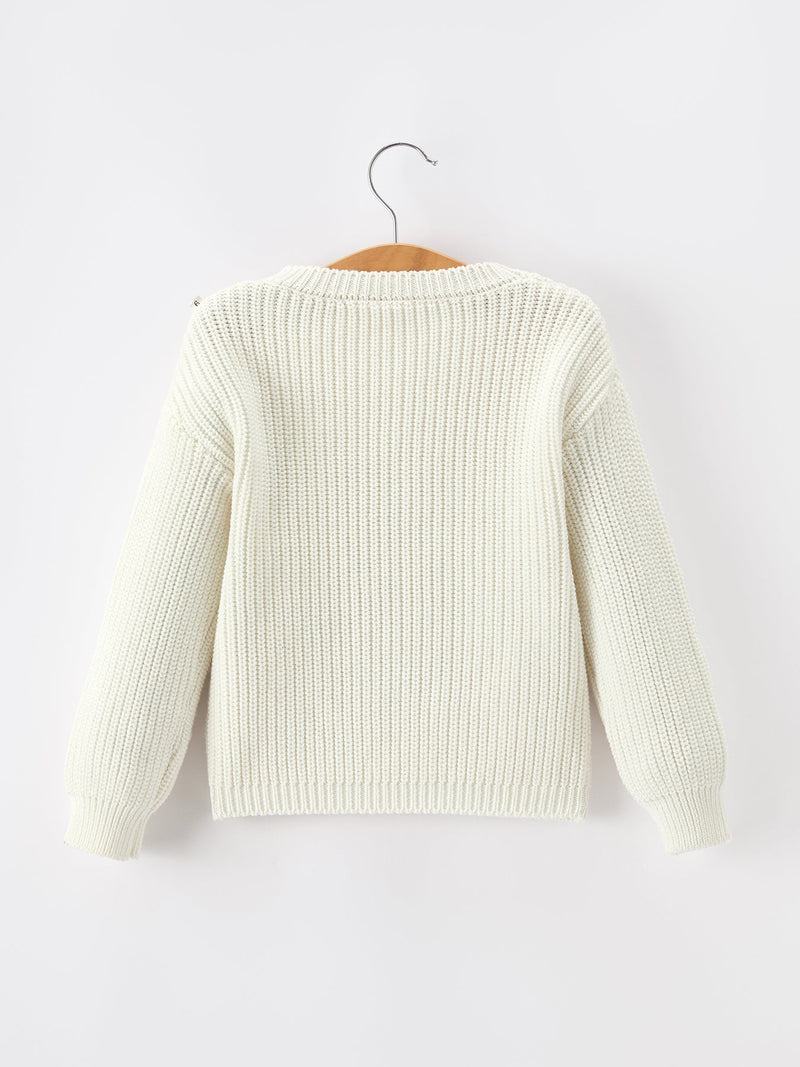 Winter Christmas Girls Pullover Sweater - 2