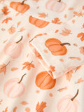 Halloween Thanksgiving Pumpkin Girls Dress Long Sleeve - 4