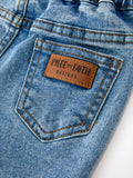 Bow Lace Girls Flare Jeans - 5