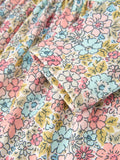 Mint Floral Girl Dress Petals Collar - 4