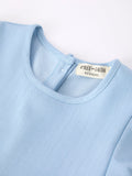 Back to School Pencil Applique Girl Dress Scallop Hem - 3
