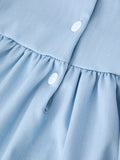 Back to School Pencil Applique Girl Dress Scallop Hem - 4